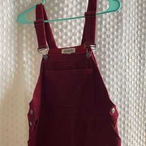 corduroy overall dress
